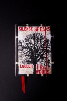 SILENT TREE - Notizbuch (mini) - aus Recycling-Papier von Deafmessanger